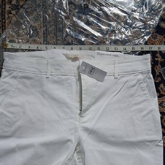 LOFT Crisp White Chino Pants - Picture 8 of 9